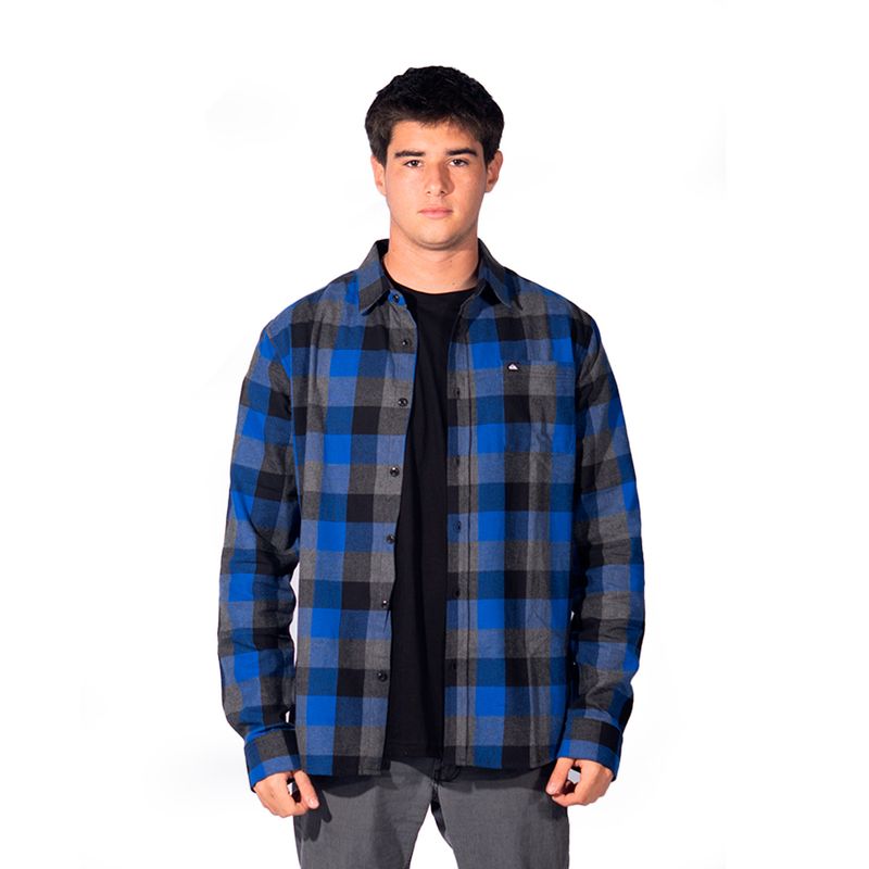 QUIKSILVER - Camisa 100% Algodón Essential Casual Hombre Quicksilver