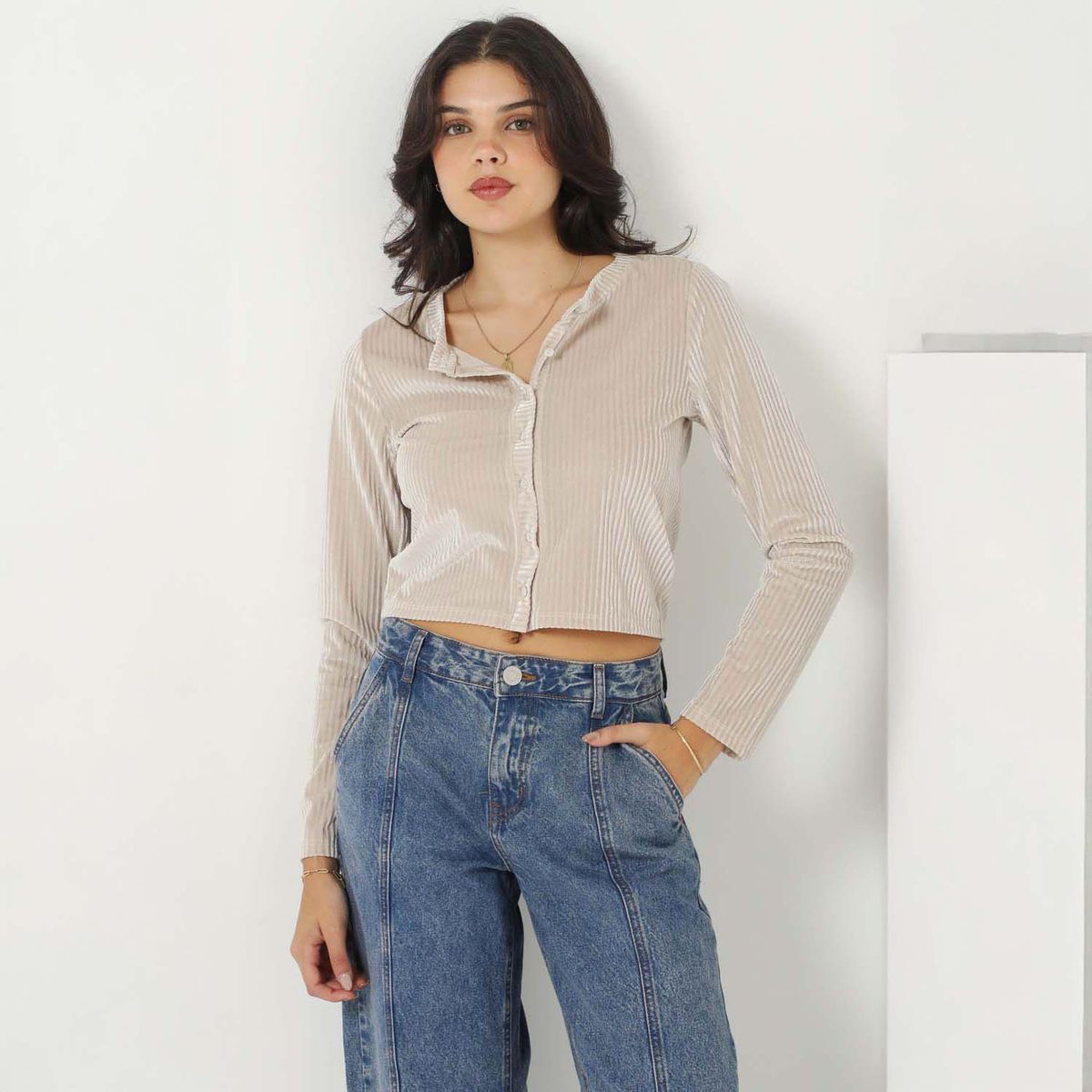 SYBILLA - Cardigan Casual Mujer