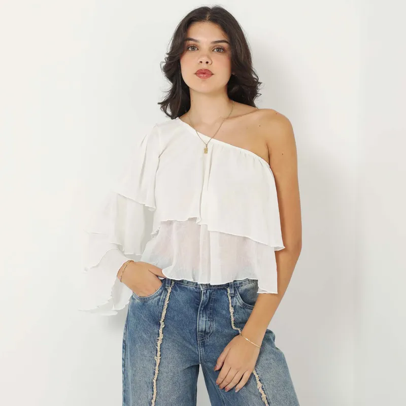 SYBILLA - Blusa Casual Mujer Sybilla