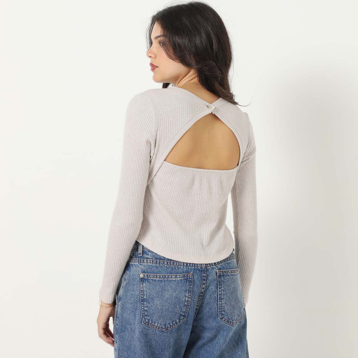 SYBILLA - Cardigan Casual Mujer