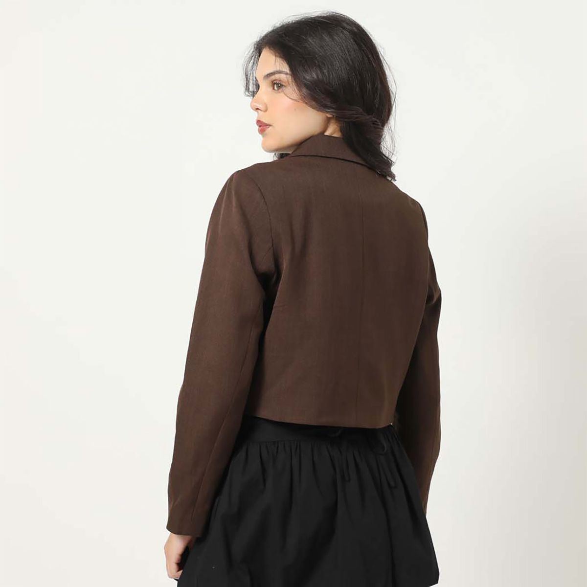 SYBILLA - Blazer Cropped Mujer Sybilla