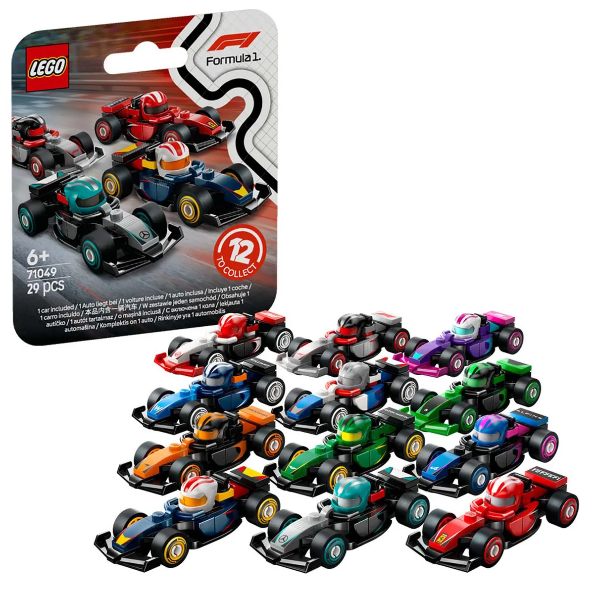 LEGO - Carro F1 Coleccionables Fórmula 1 Aleatorio Lego