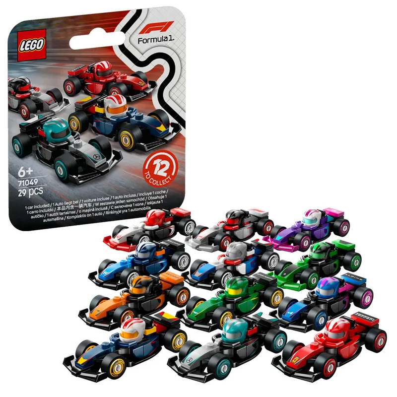 LEGO - Carro F1 Coleccionables Fórmula 1 Aleatorio Lego