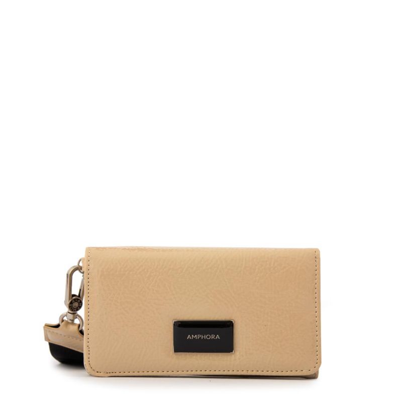 AMPHORA - Billetera Amphora Carina Beige