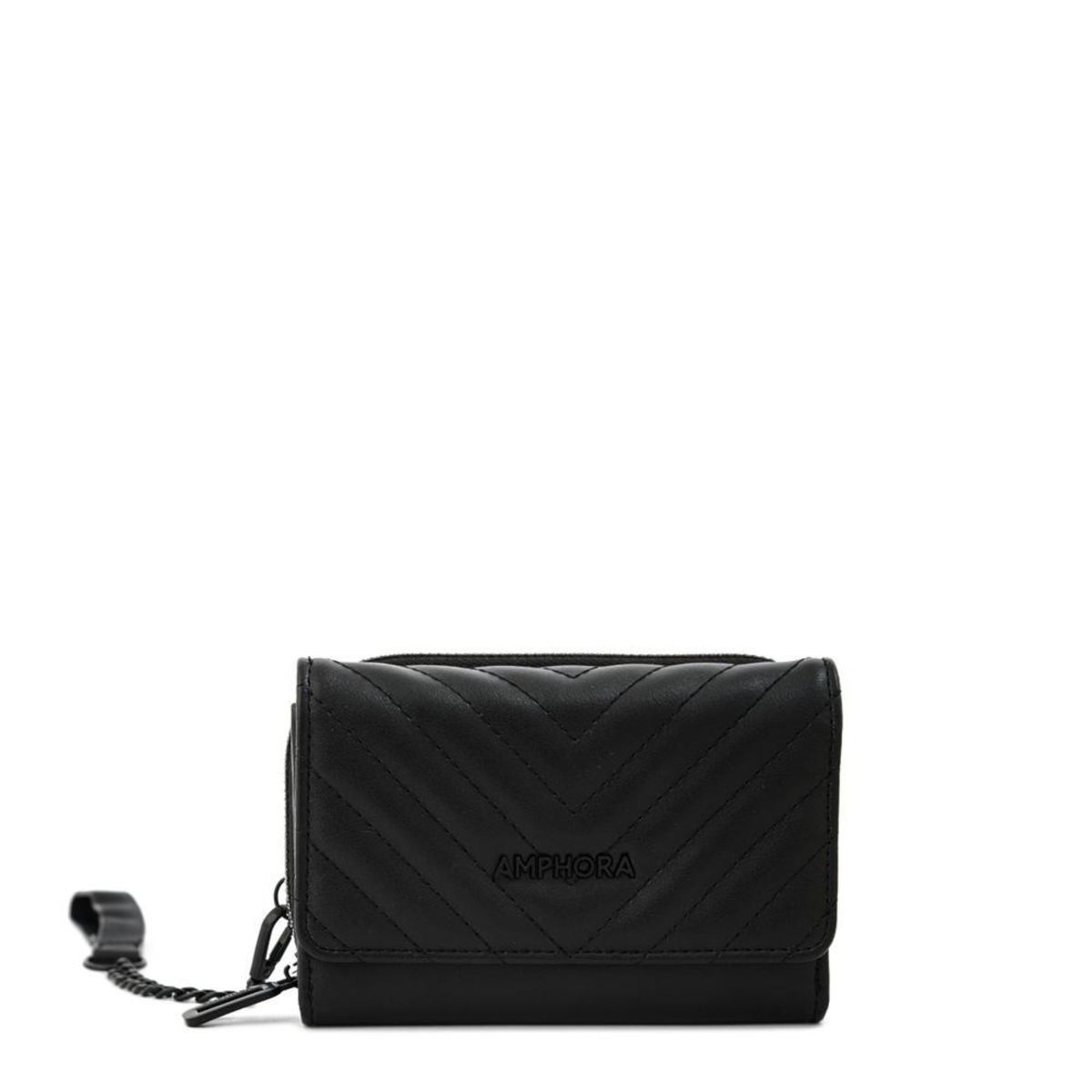 AMPHORA - Billetera Amphora Muller Negro