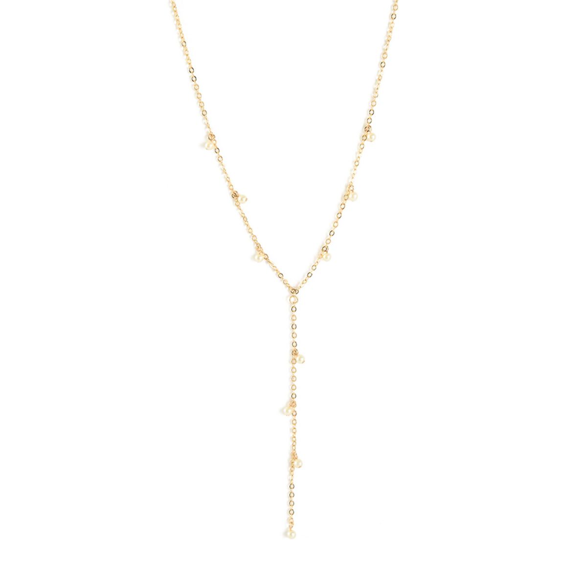 AMPHORA - Collar Amphora Perlina Dorado
