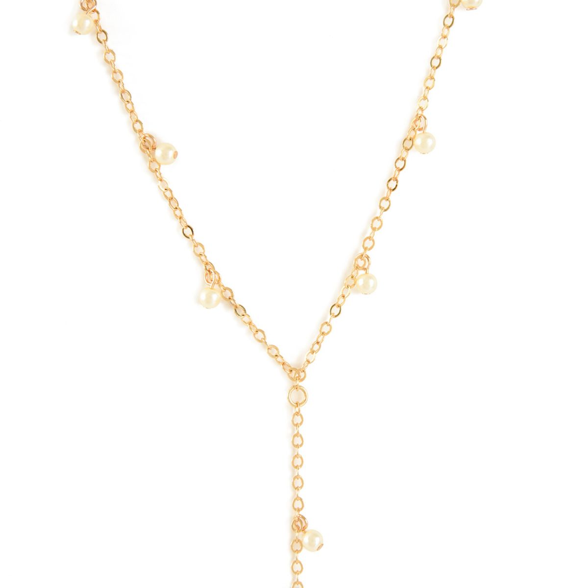 AMPHORA - Collar Amphora Perlina Dorado