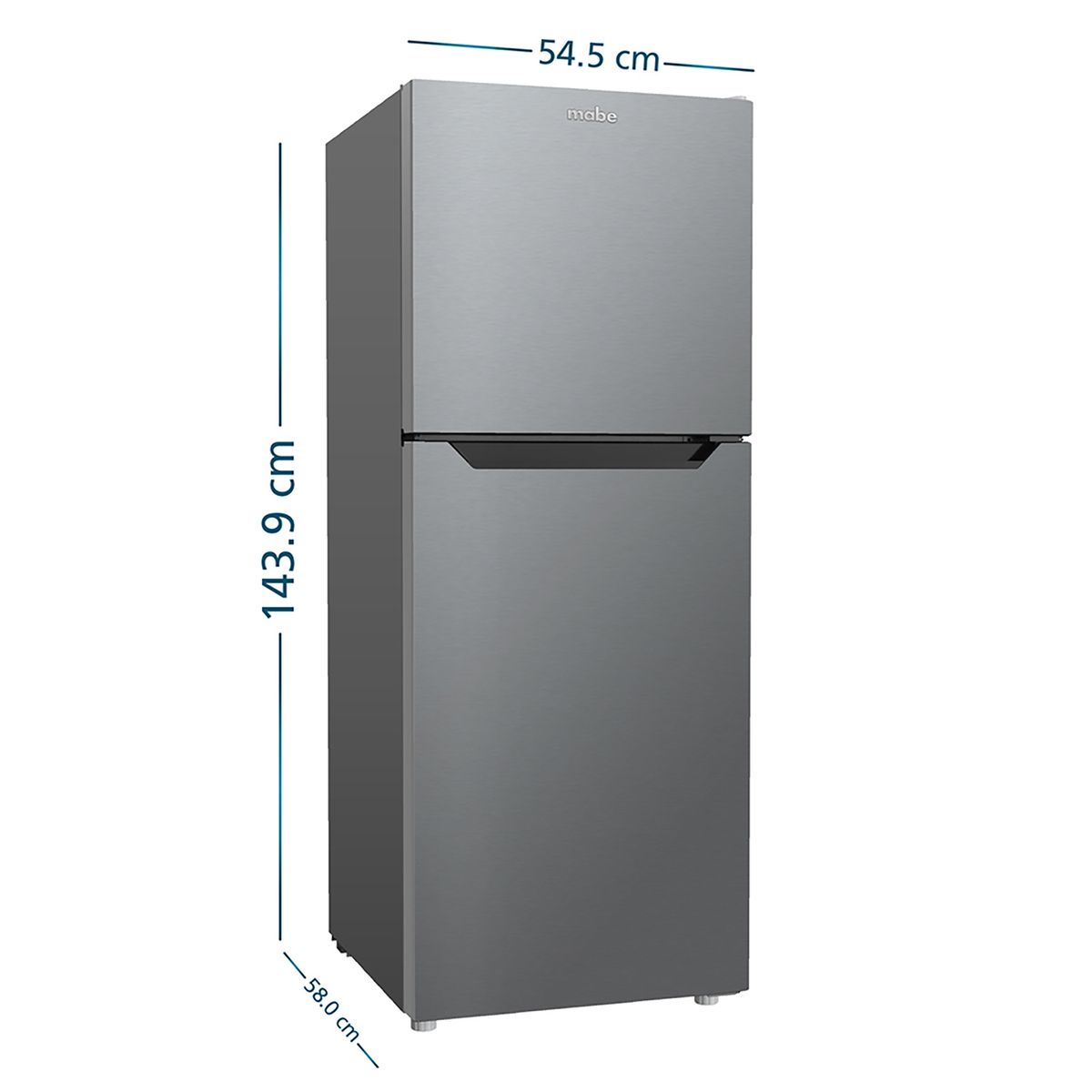 MABE - Refrigeradora No Frost 196 L Netos Inox Mabe - Rmn220pvprx0