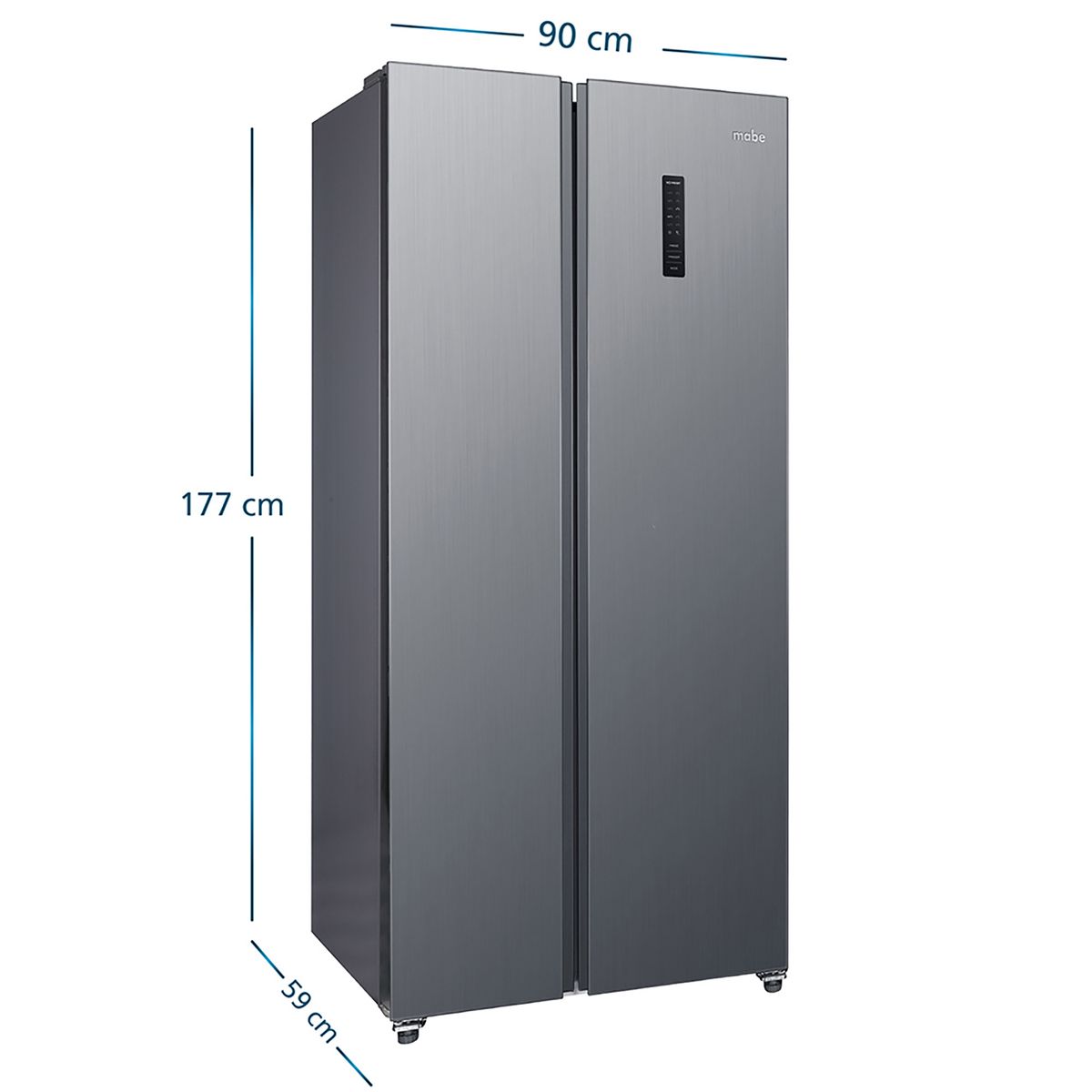 Mabe - Refrigerador Side By Side No Frost 436 L Netos Inox Msd480lprss0 Mabe