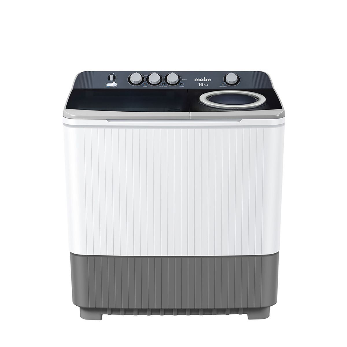 MABE - Lavadora Semiautomática De 16 Kg Blanca Mabe - Lmd6124pbbb0