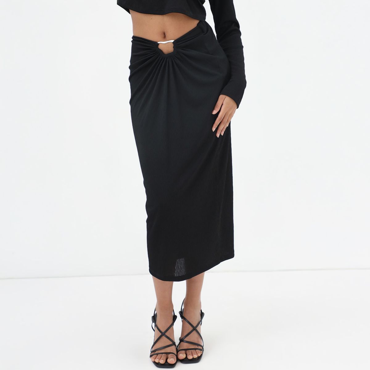 MOSSIMO - Falda Midi Mujer Mossimo