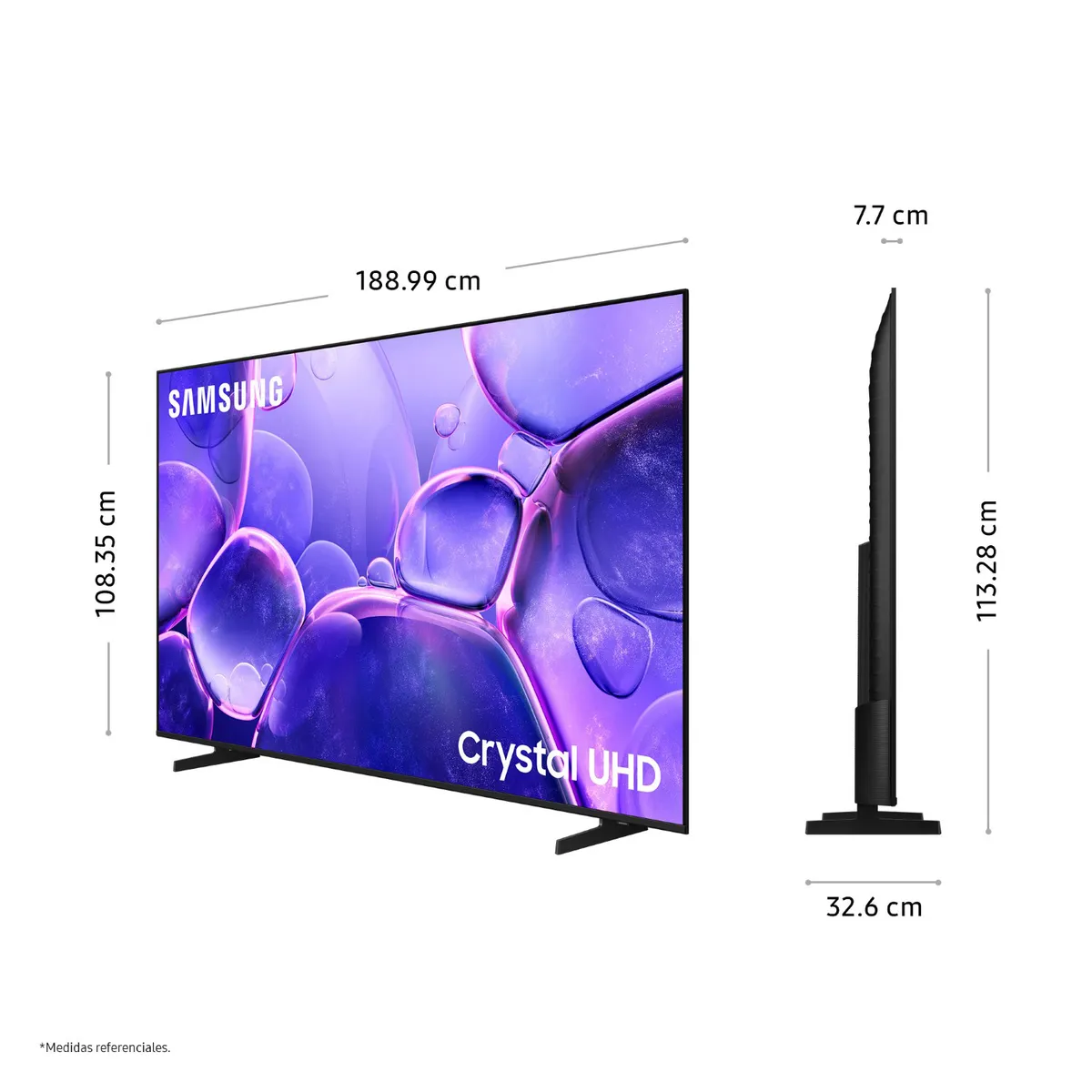 SAMSUNG - Televisor 85" Crystal Uhd U8000f Smart Tv (2025)