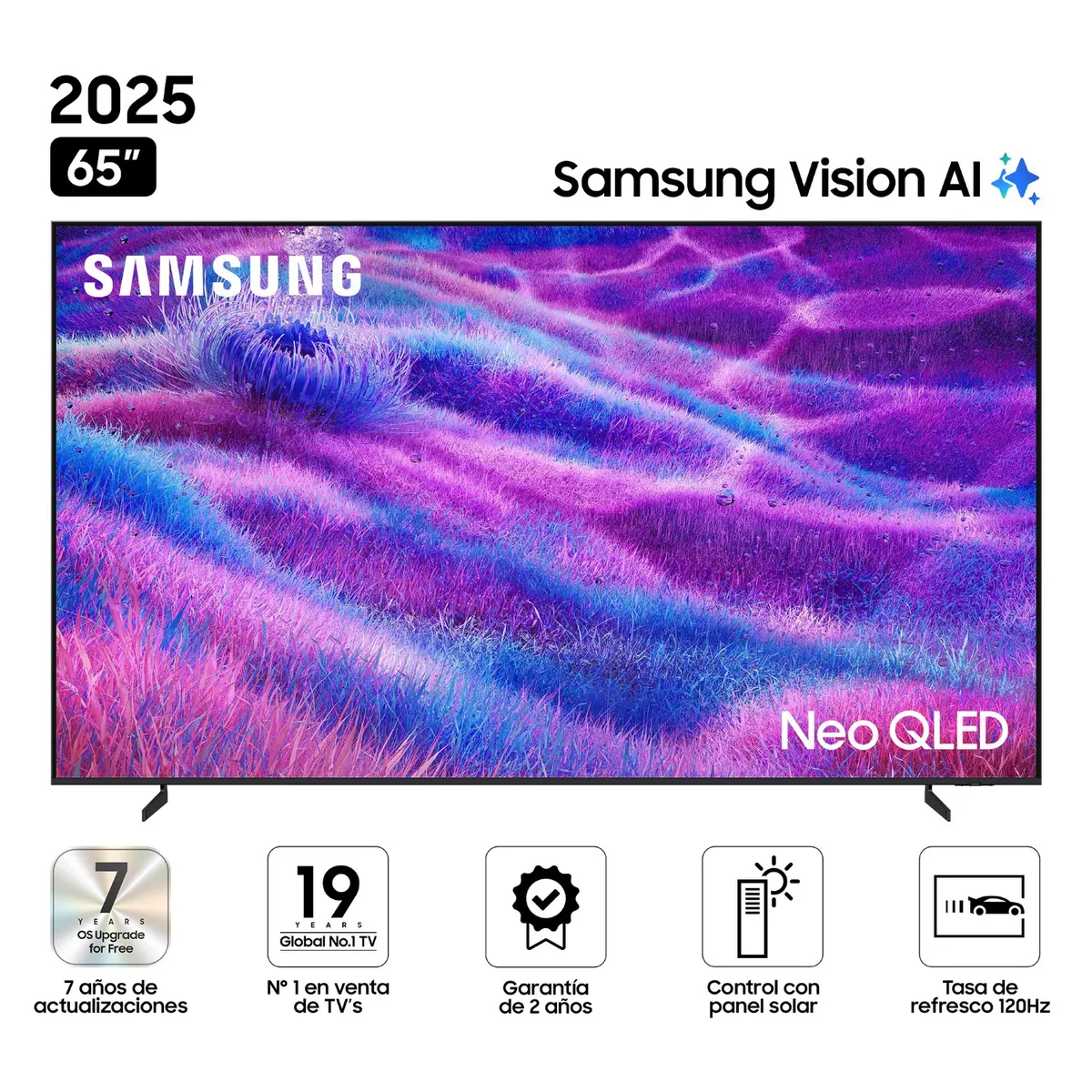 SAMSUNG - Televisor 65" Neo Qled 4k Qn80f Vision Ai Smart Tv (2025)