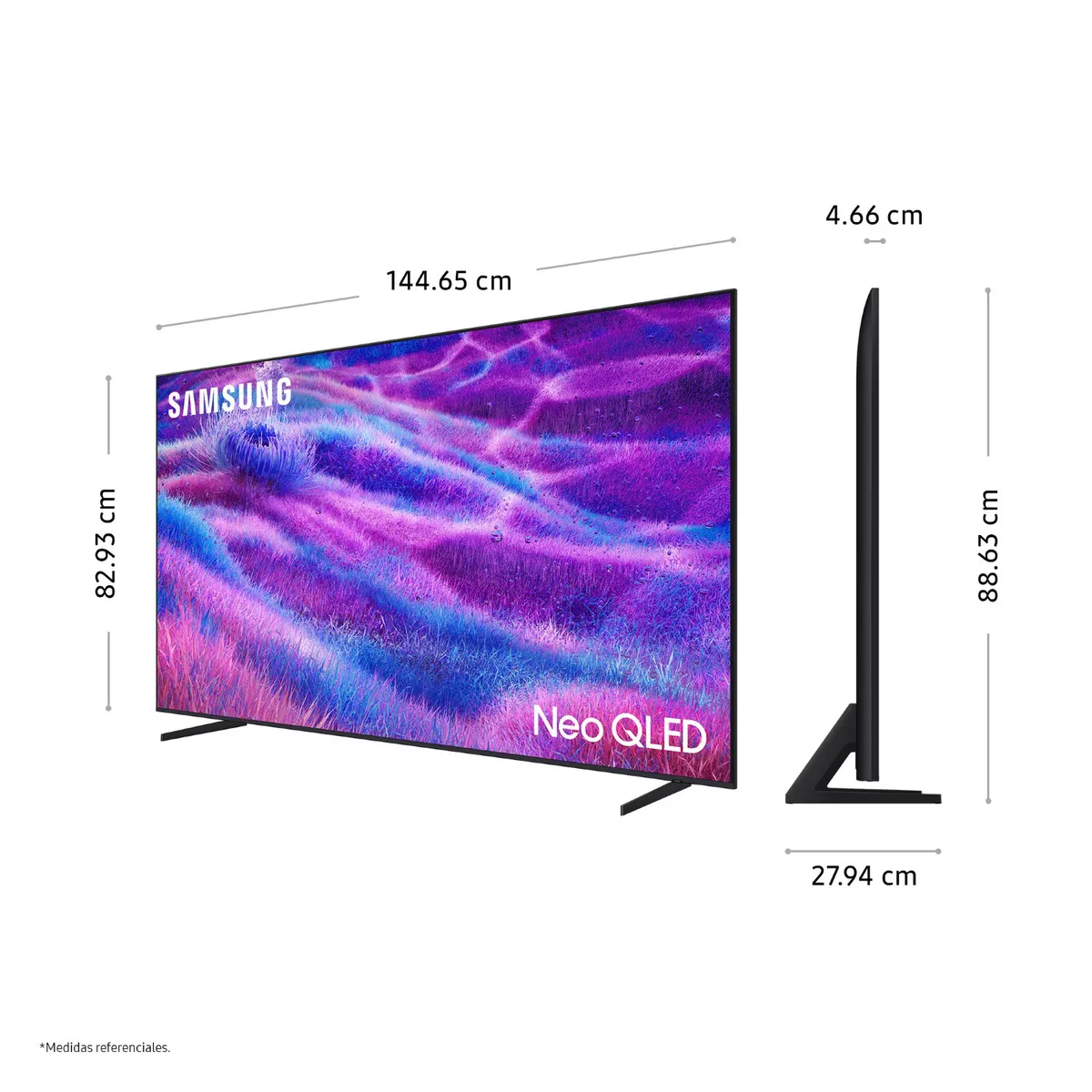 SAMSUNG - Televisor 65" Neo Qled 4k Qn80f Vision Ai Smart Tv (2025)