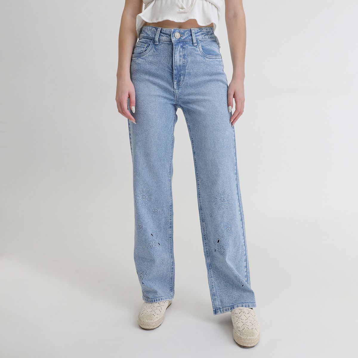 AMERICAN ABBEY - Jean Straight Mujer American Abbey