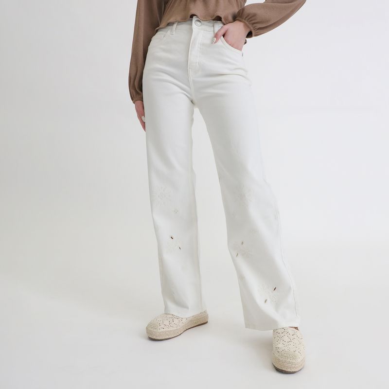 AMERICAN ABBEY - Jean Straight Mujer American Abbey