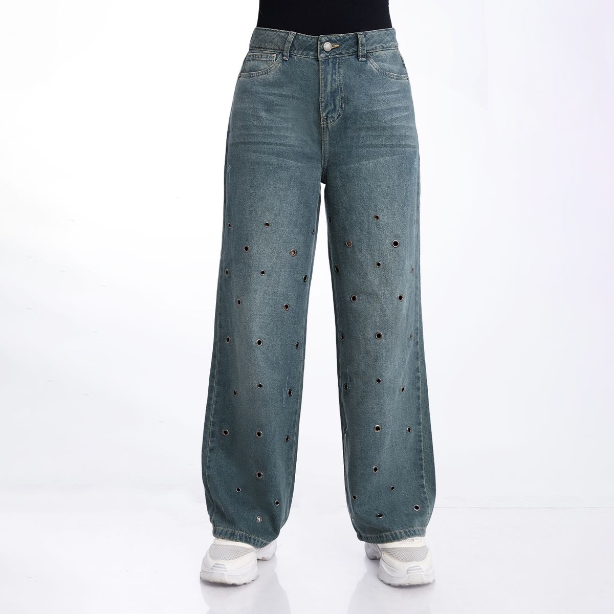 KANSAS - Jean Wide Leg Mujer Kansas