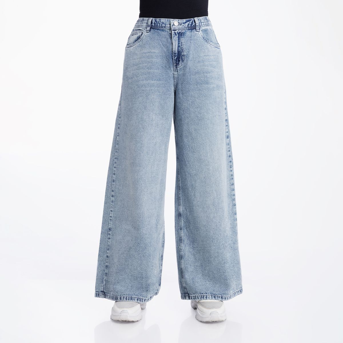 KANSAS - Jean Wide Leg Mujer Kansas