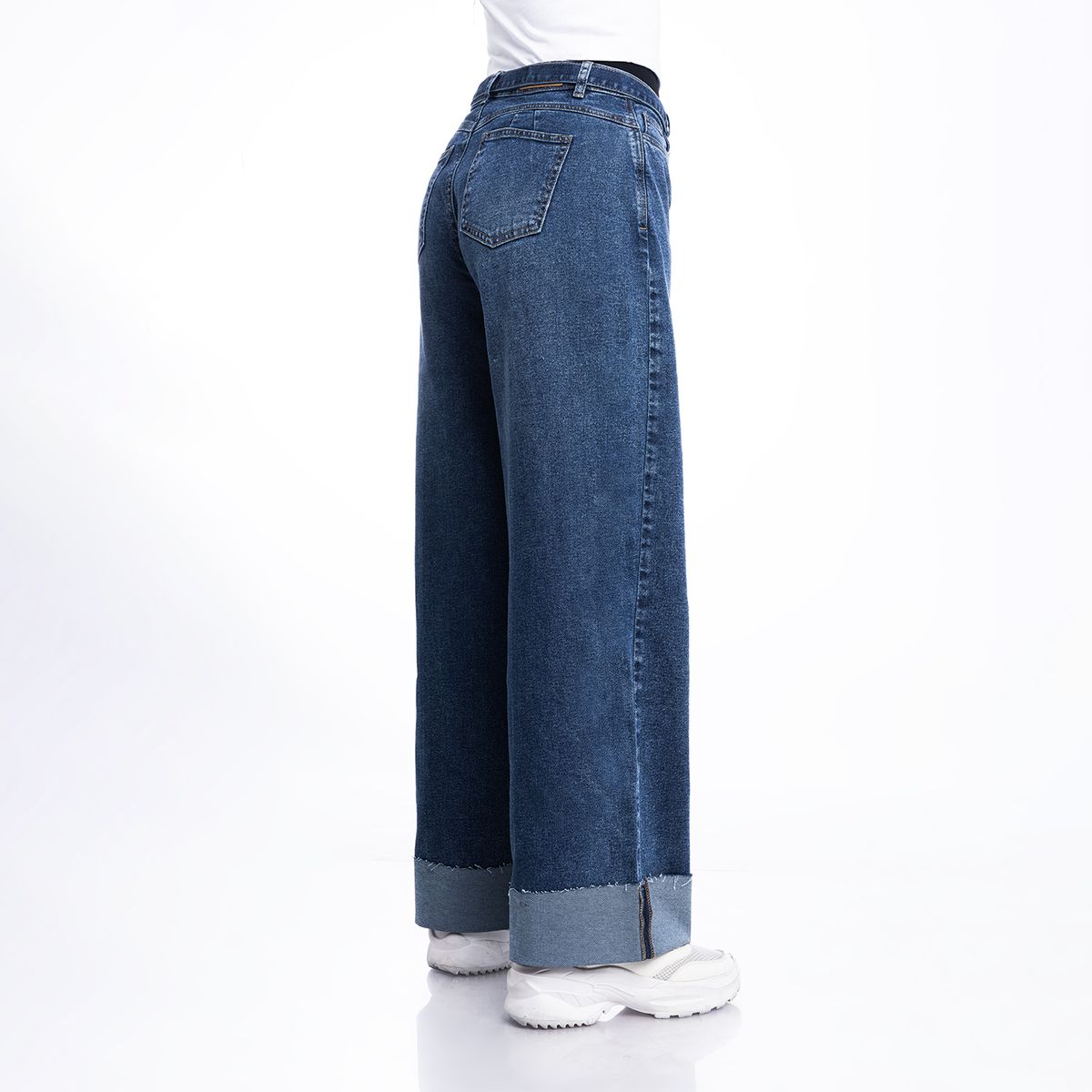 KANSAS - Jean Wide Leg Tiro Alto Mujer Kansas