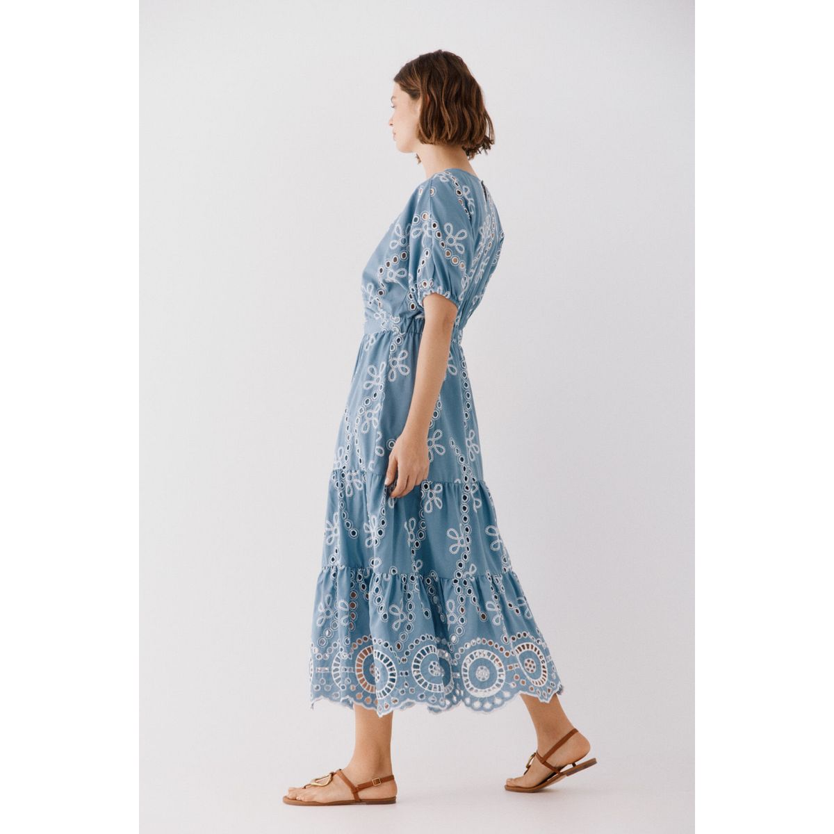 CORTEFIEL - Vestido Largo Casual Mujer Cortefiel