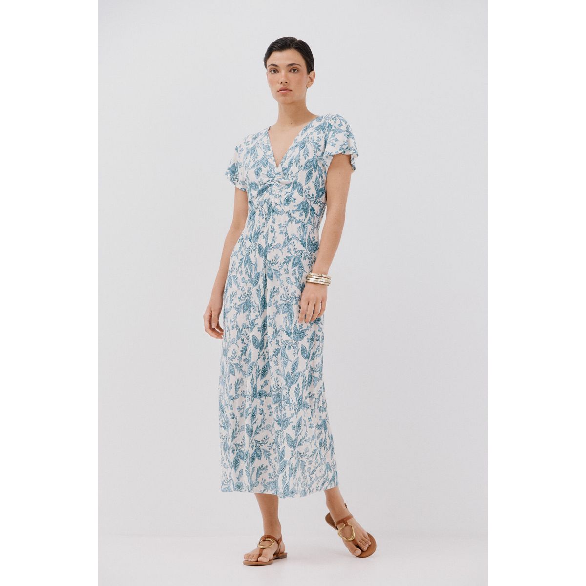 CORTEFIEL - Vestido Largo Casual Mujer Cortefiel