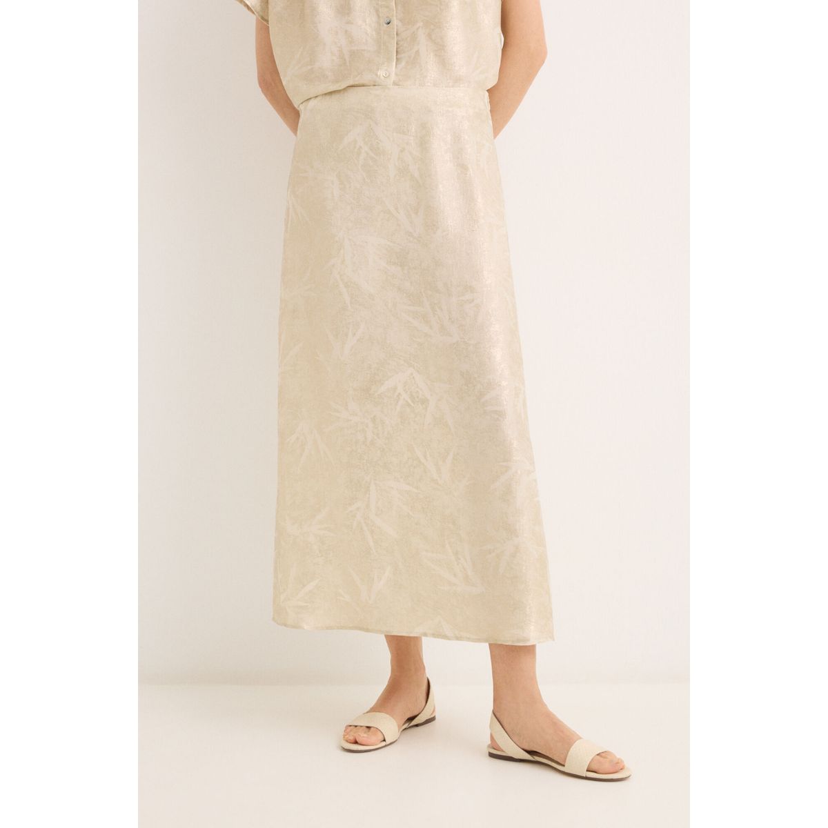 CORTEFIEL - Falda Larga Casual Mujer Cortefiel