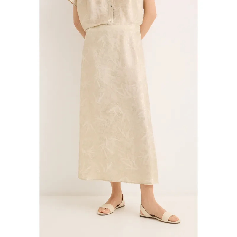 CORTEFIEL - Falda Larga Casual Mujer Cortefiel