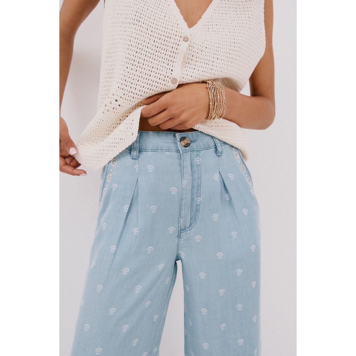 CORTEFIEL - Pantalón Casual Mujer Cortefiel