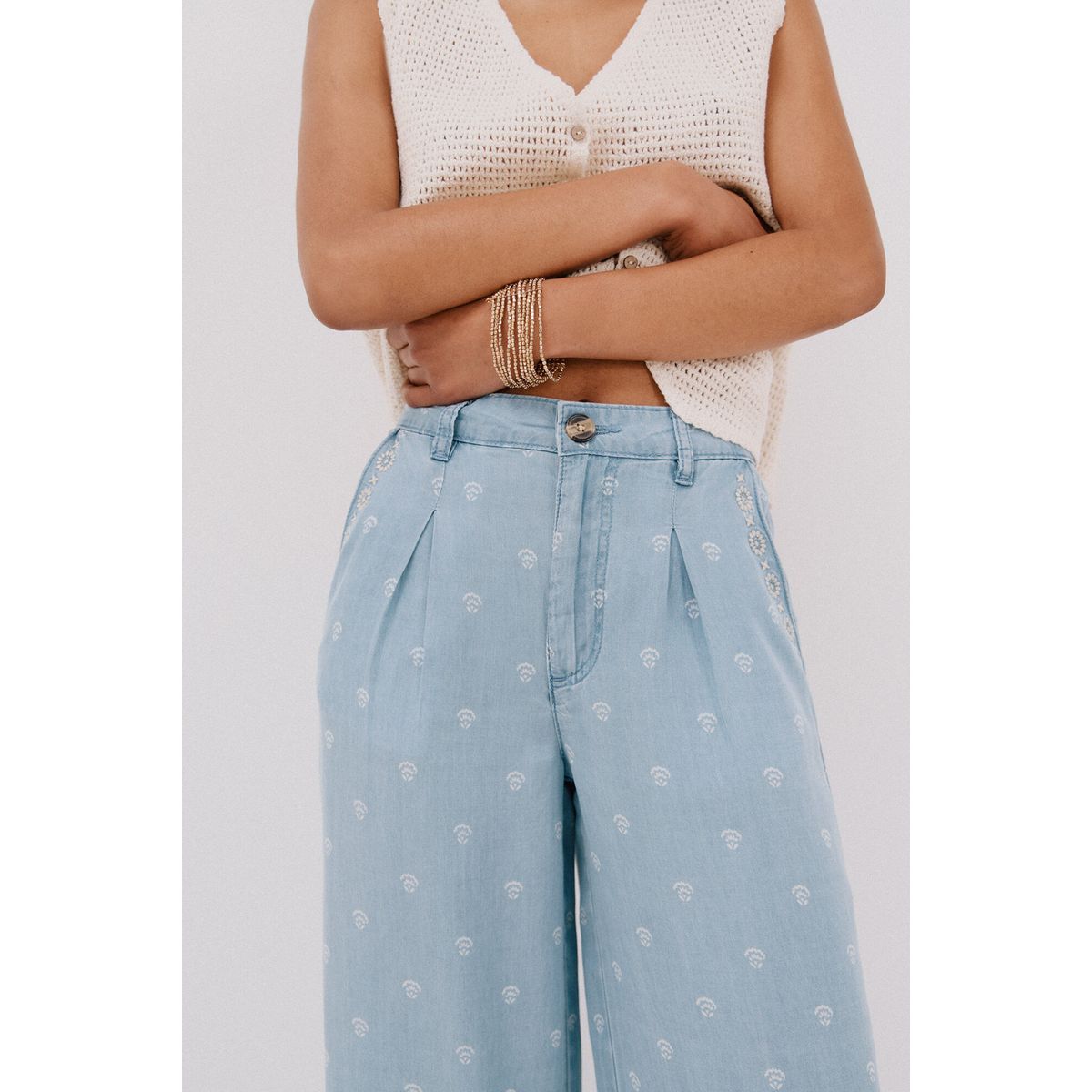 CORTEFIEL - Pantalón Casual Mujer Cortefiel