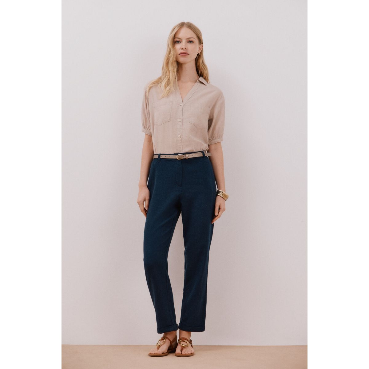 CORTEFIEL - Pantalón Casual Mujer Cortefiel