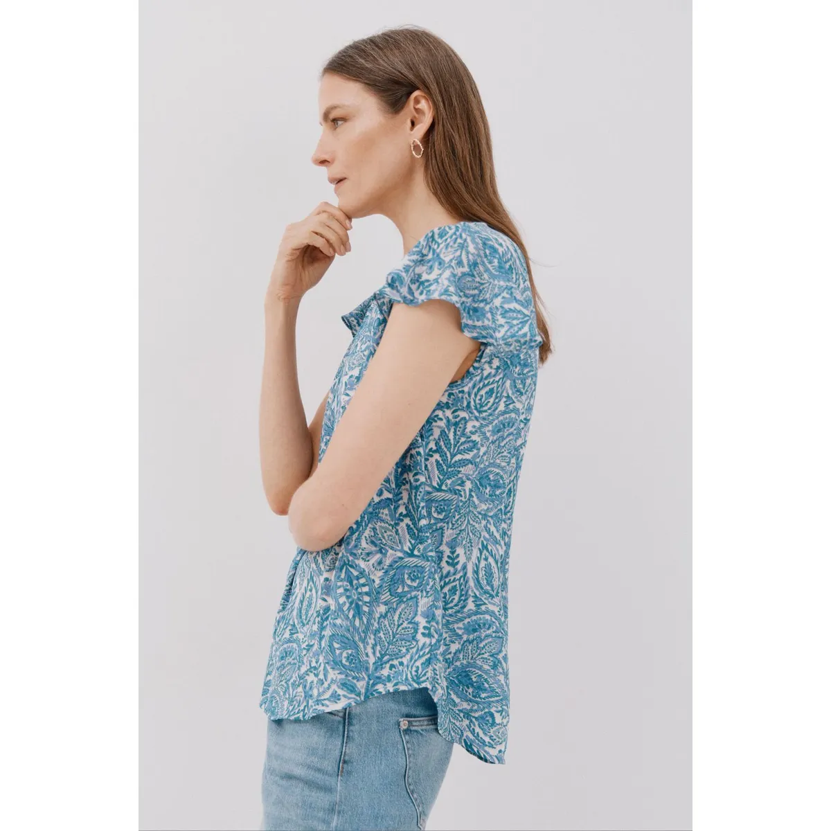 CORTEFIEL - Blusa Casual Mujer Cortefiel