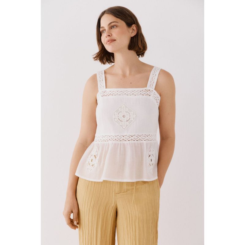 CORTEFIEL - Top Casual Mujer Cortefiel