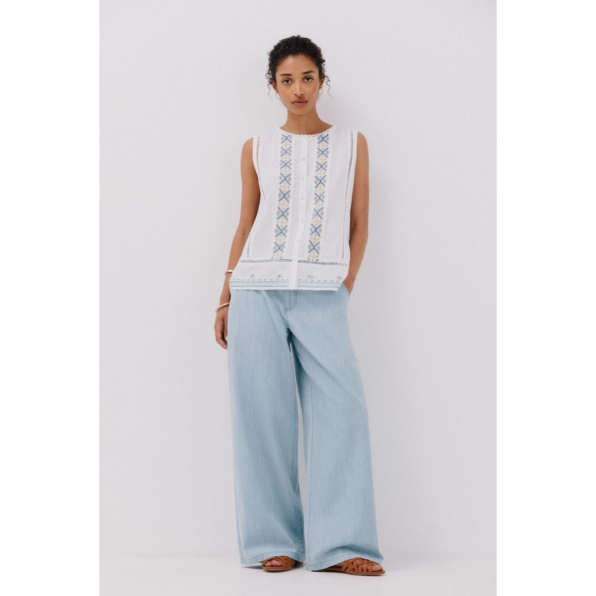 CORTEFIEL - Blusa Casual Mujer Cortefiel