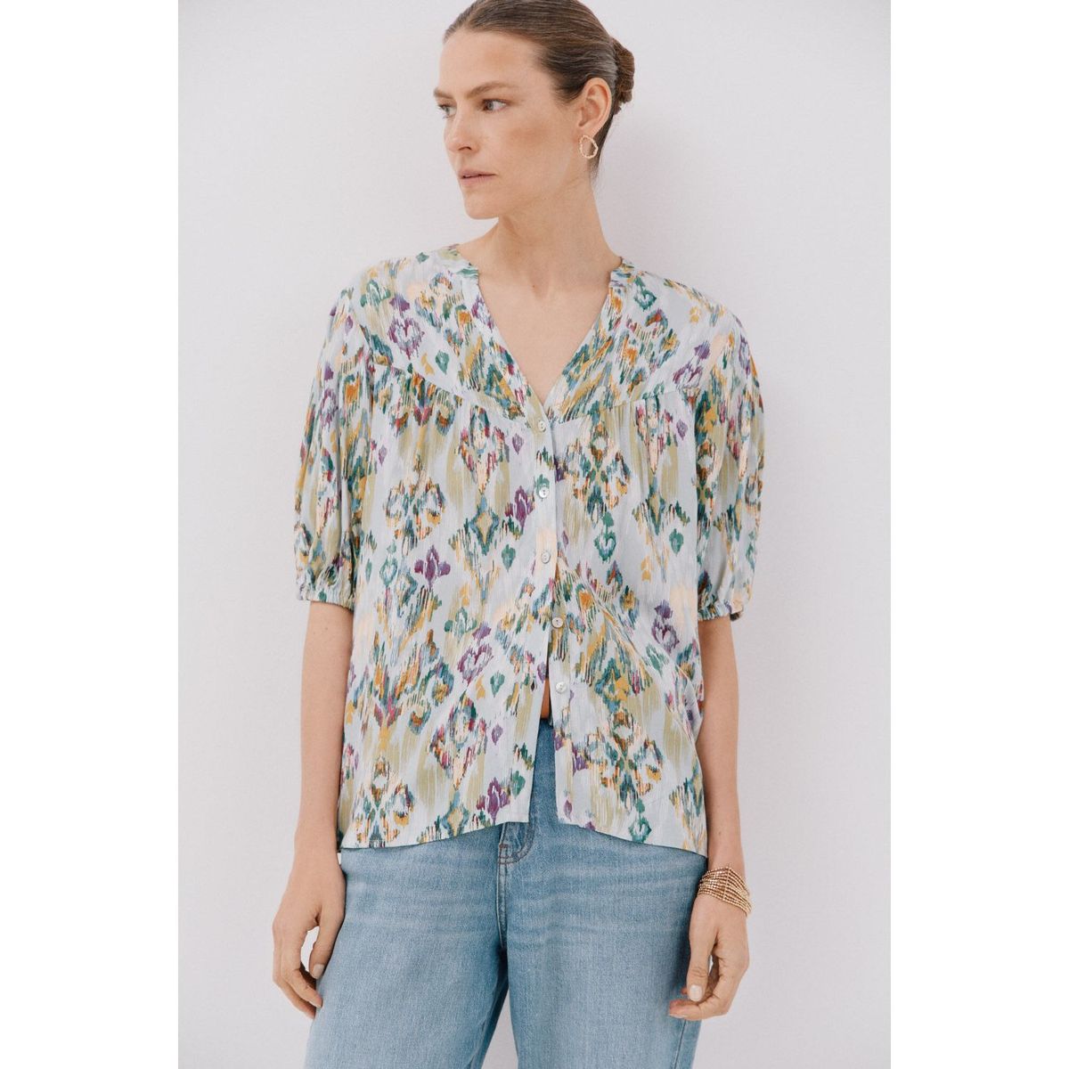 CORTEFIEL - Blusa Casual Mujer Cortefiel