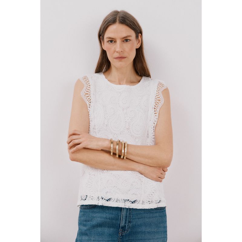 CORTEFIEL - Top Casual Mujer Cortefiel