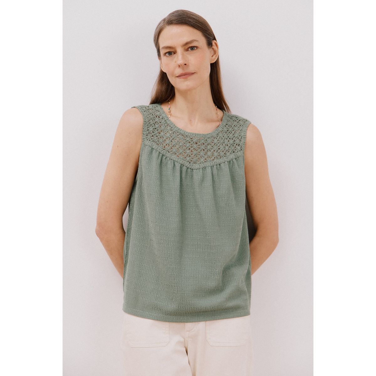 CORTEFIEL - Top Casual Mujer Cortefiel