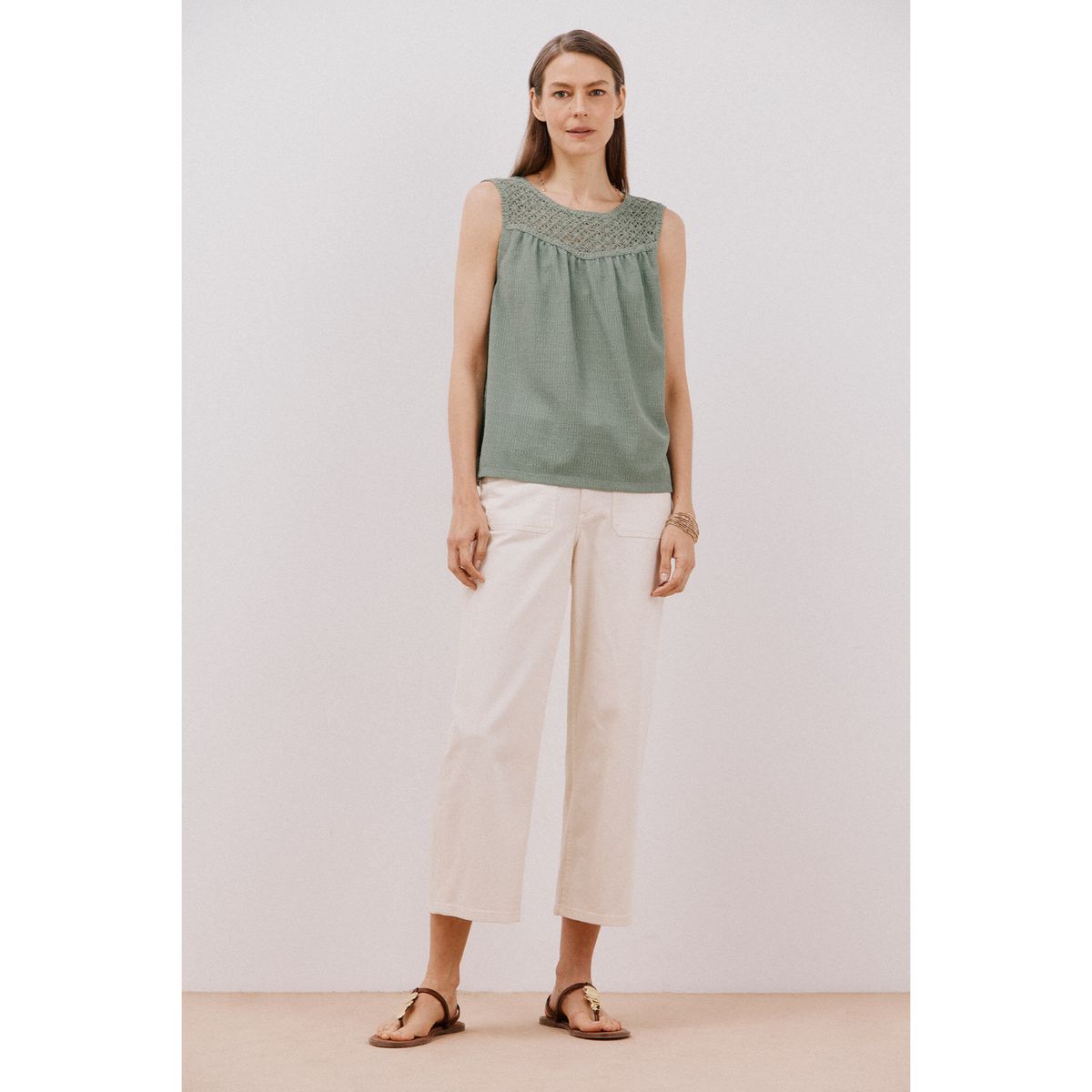 CORTEFIEL - Top Casual Mujer Cortefiel