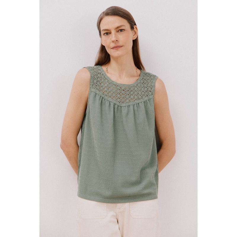 CORTEFIEL - Top Casual Mujer Cortefiel