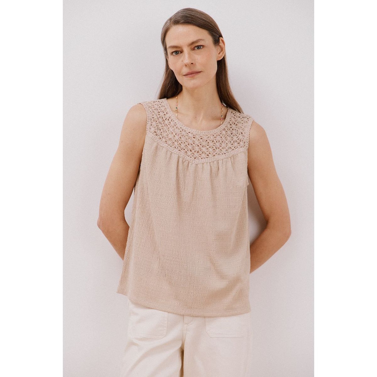 CORTEFIEL - Top Casual Mujer Cortefiel