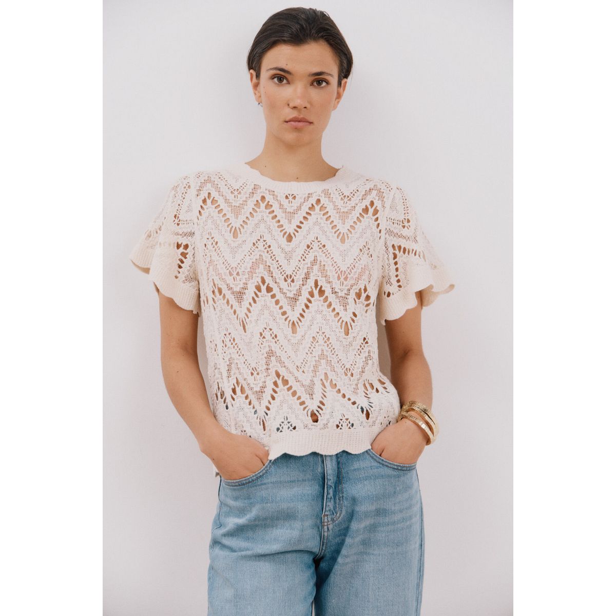 CORTEFIEL - Top Casual Mujer Cortefiel