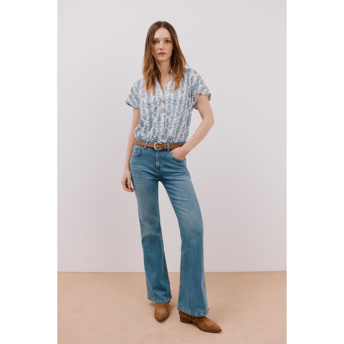 CORTEFIEL - Blusa Casual Mujer Cortefiel