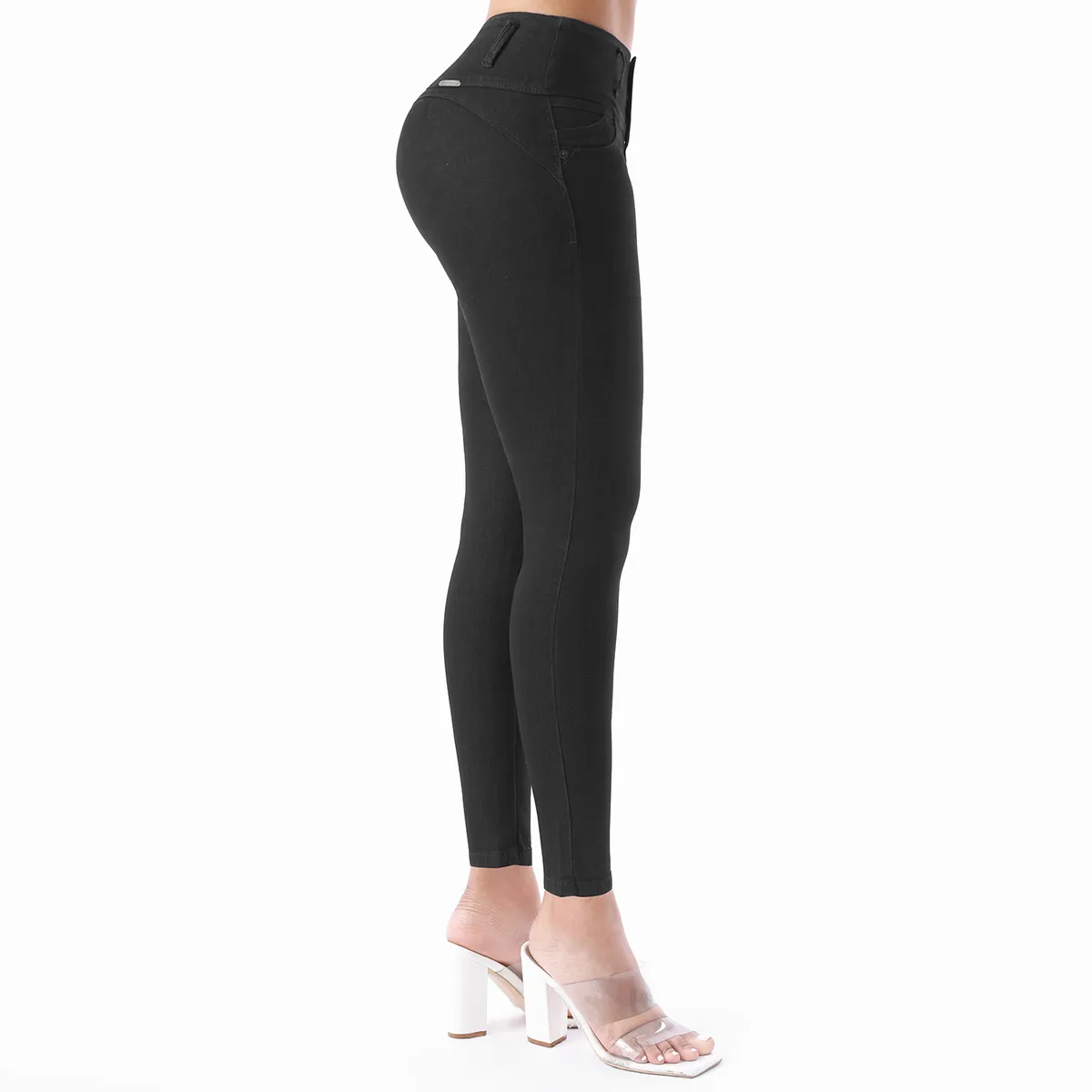 KANSAS - Jean Skinny Tiro Alto Mujer Kansas