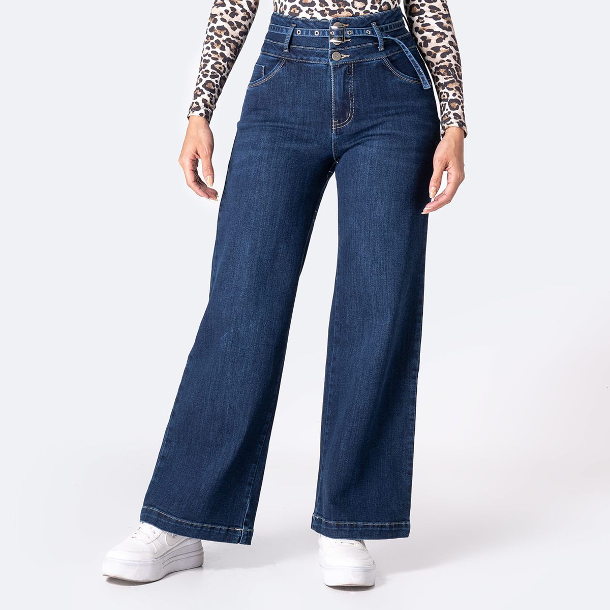 PIONIER - Jean Wide Leg Mujer Pionier