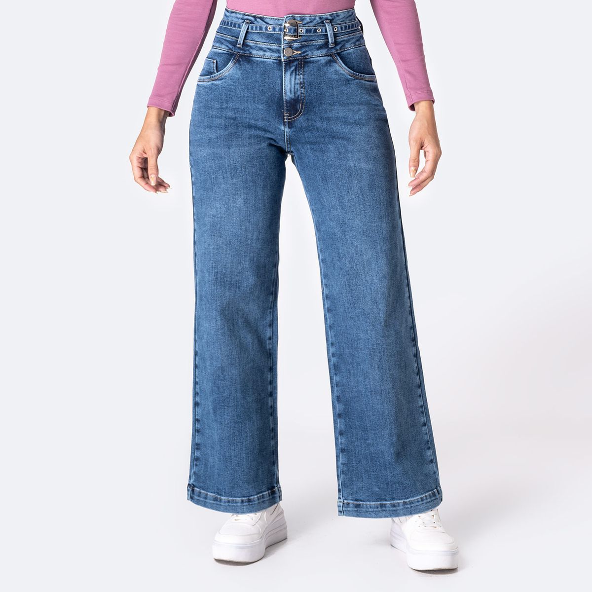 PIONIER - Jean Wide Leg Mujer Pionier