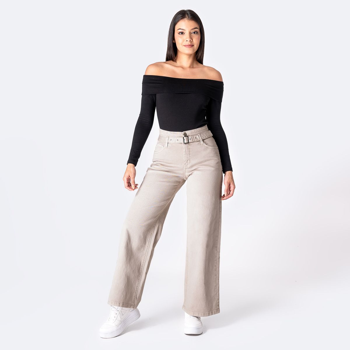 PIONIER - Pantalon  Wide Leg  Mujer Pionier