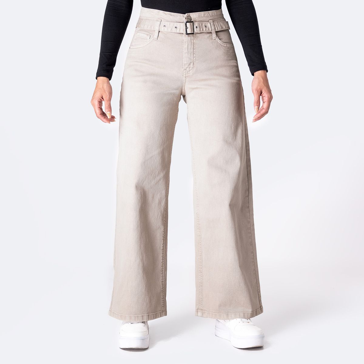 PIONIER - Pantalon  Wide Leg  Mujer Pionier
