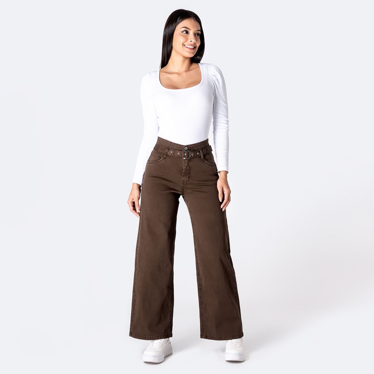 PIONIER - Pantalon  Wide Leg  Mujer Pionier