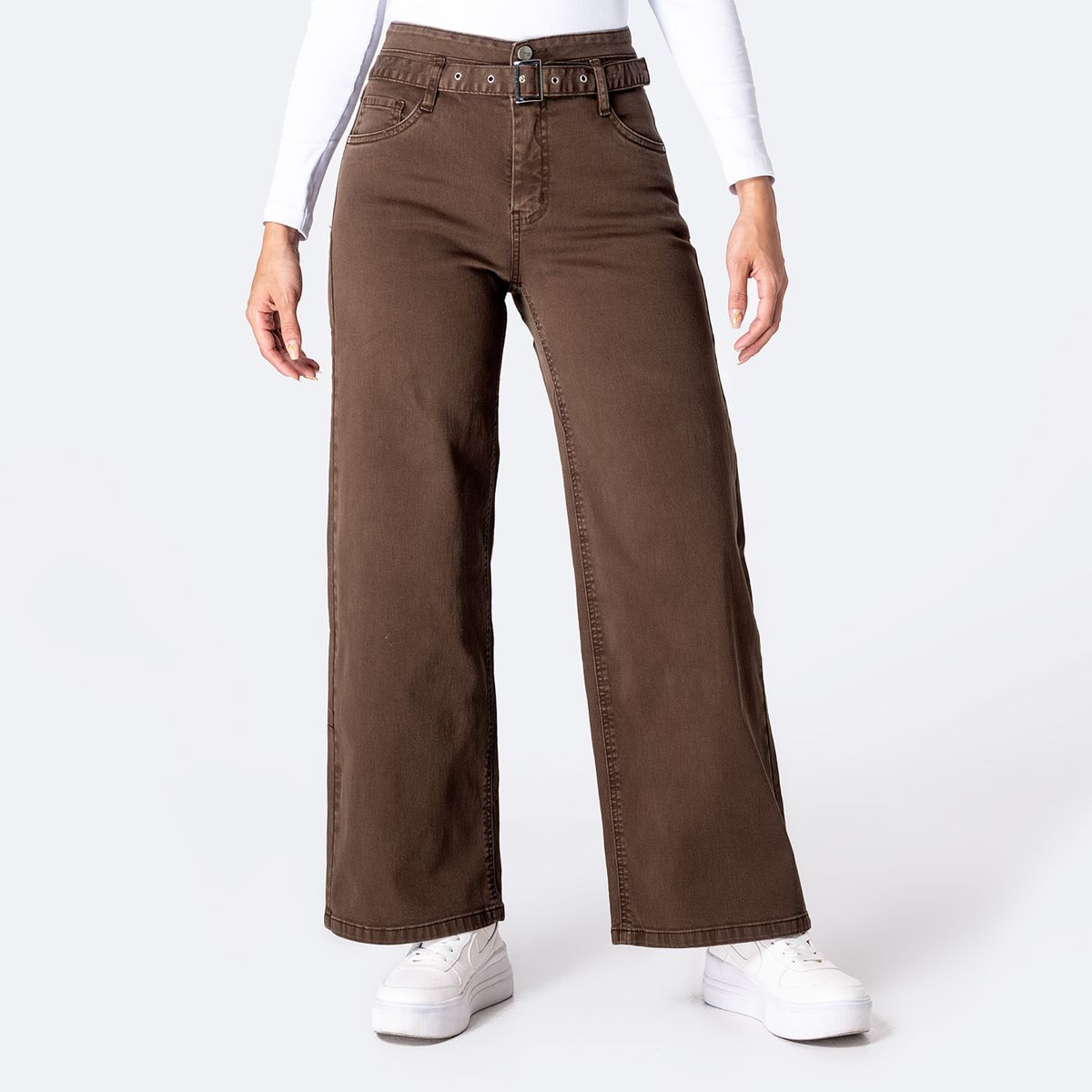 PIONIER - Pantalon  Wide Leg  Mujer Pionier