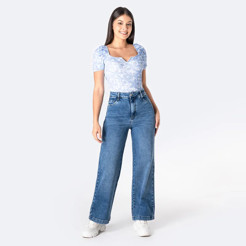 PIONIER - Jean Wide Leg Mujer Pionier