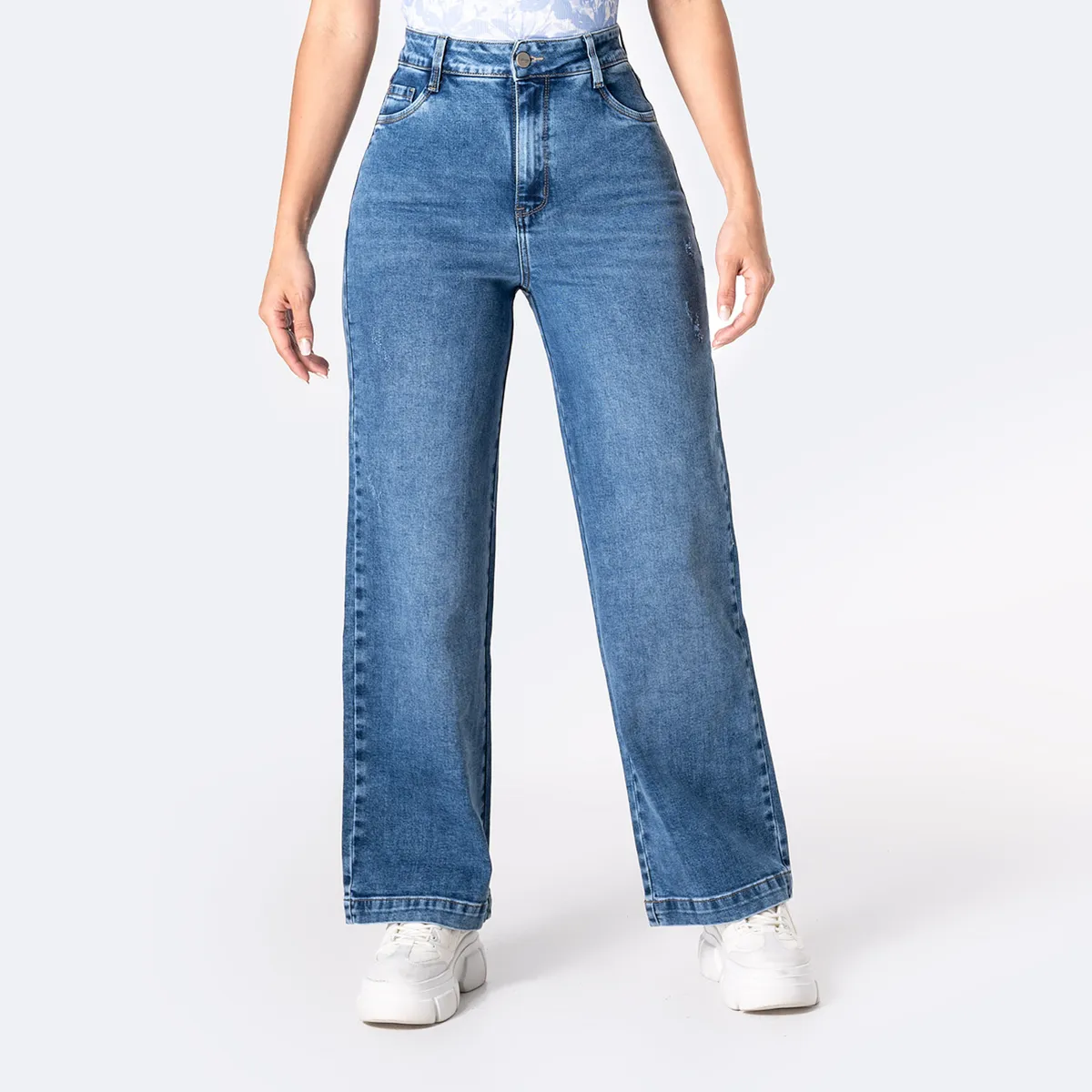 PIONIER - Jean Wide Leg Mujer Pionier.